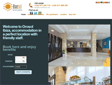 Tablet Screenshot of orosolhotel.com